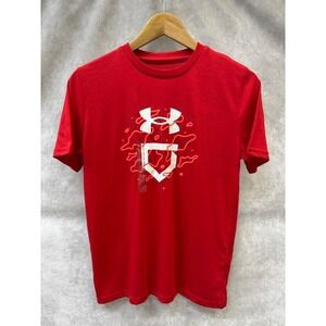UA Boys Red Camo Tee Youth L – NWT